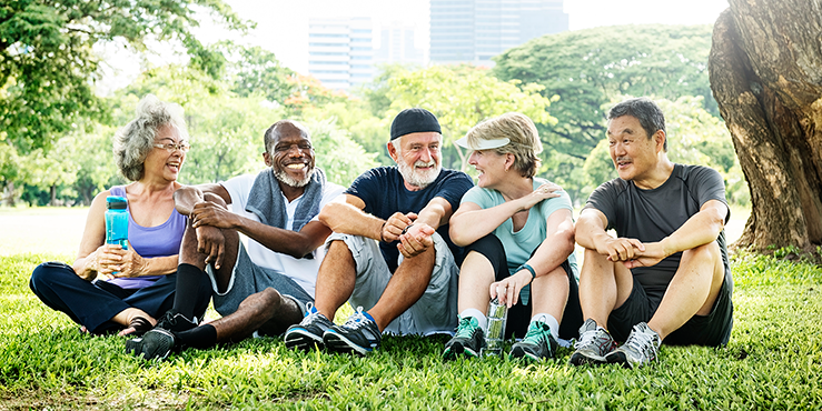 MEDICARE BENEFICIARIES sitting together