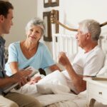 Doctor consulting with patient about Medicare hospice coverage