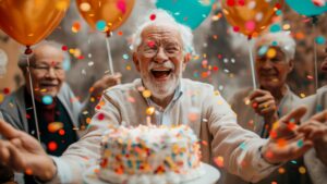 Medicare beneficiary on his birthday to illustrate the medigap birthday rule