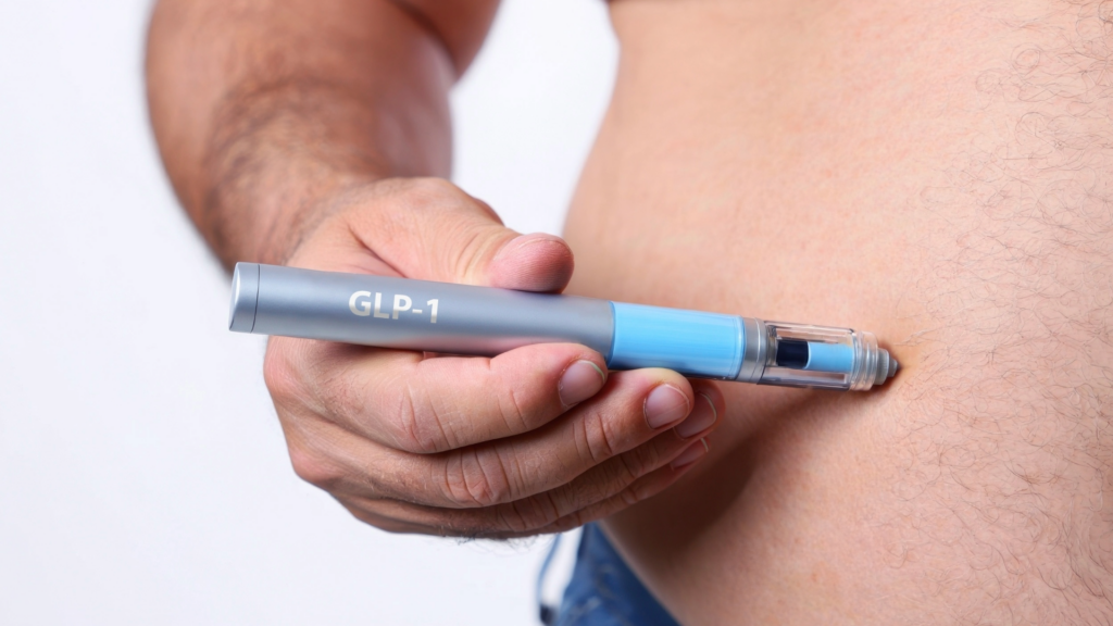GLP-1 prescription being injected